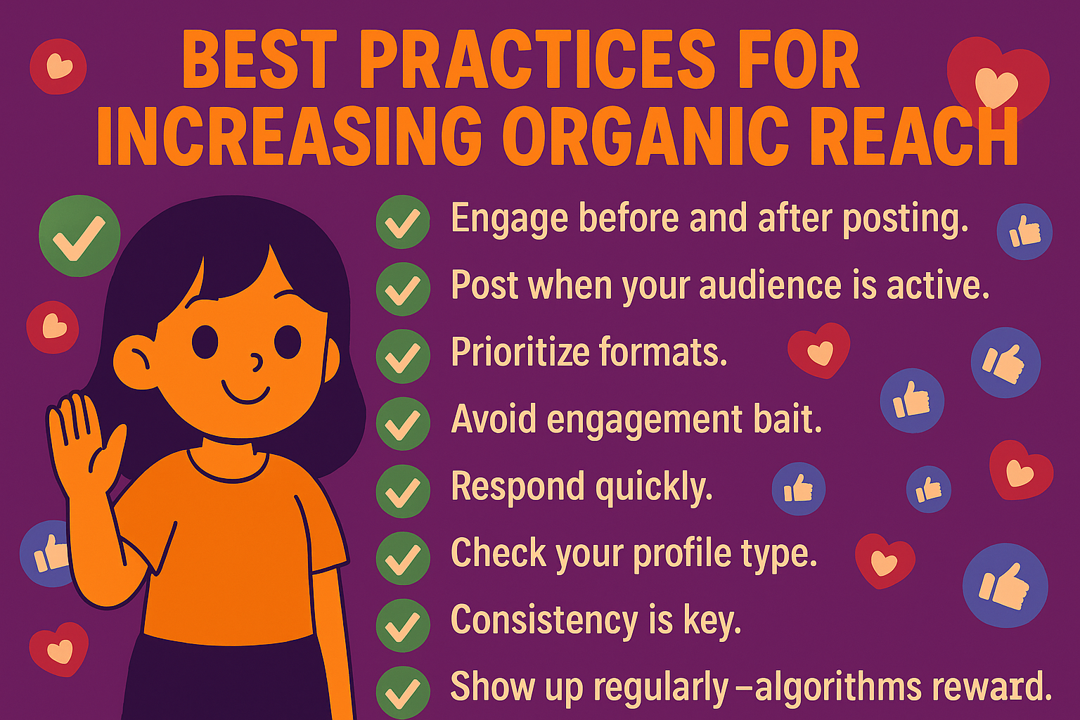 best practices for organic reach on facebook